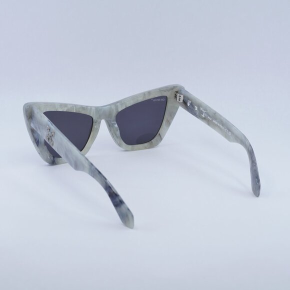 🕶️New Off-White OERI045 EDVARD 0807 Sunglasses - Grey Marble Frame - Picture 9 of 10